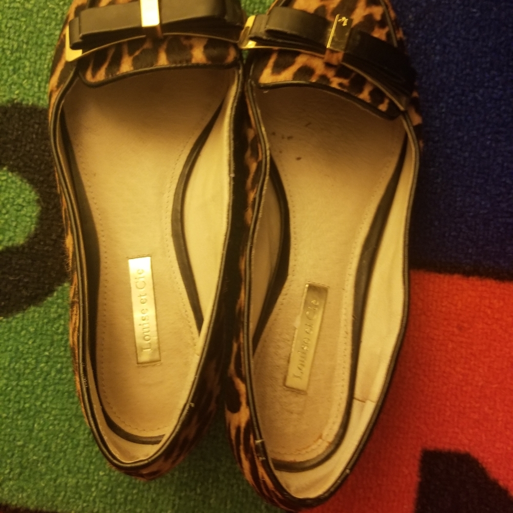 Louise et Cie Danae Flats Calf Hair Animal Print